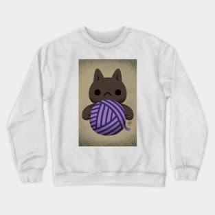 (Greeting Card) Yarn Kitty - Burmese Crewneck Sweatshirt